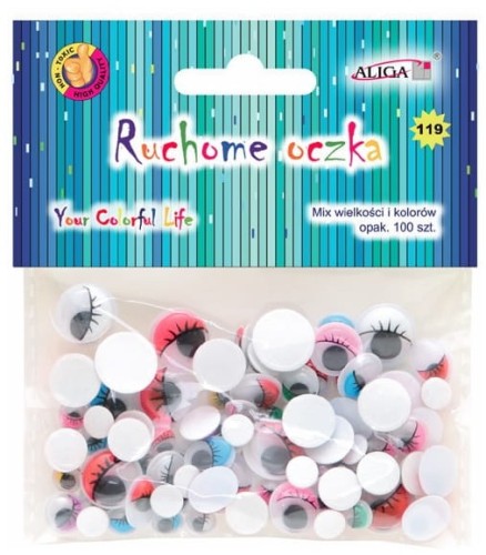Przejdź do produktu Ruchome oczka MT-6403 (119), Aliga