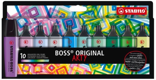 Przejdź do produktu STABILO 70/10 KOMPLET ZAKREŚLACZY BOSS ARTY KOLORY CHŁODNE 10SZT.