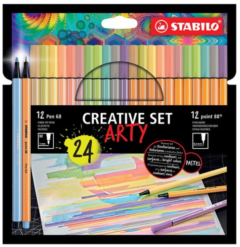 Przejdź do produktu Zestaw Cienkopis STABILO point 88/Flamaster Pen 68