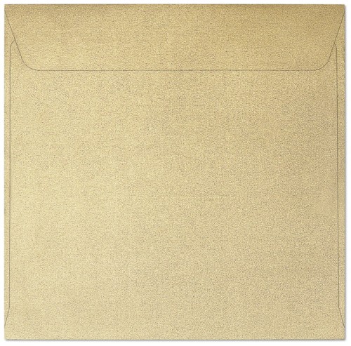Przejdź do produktu Koperta 145mm x 145mm Pearl złoty P. 120g/m2 op. 10szt, Galeria Papieru