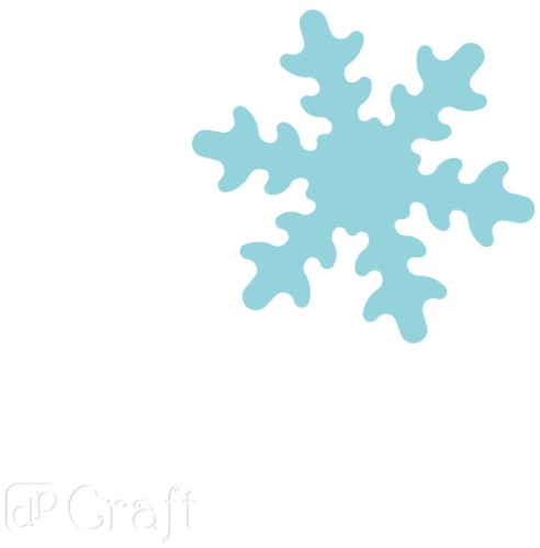 Przejdź do produktu Dziurkacz ozdobny 38cm Śnieżynka, Dp Craft