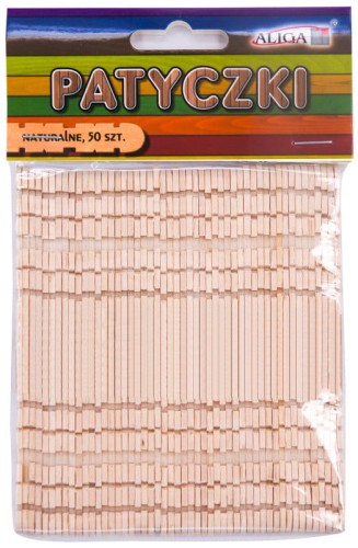 Przejdź do produktu Patyczki kreatywne PK-3397 konstrukcyjne op.50szt.