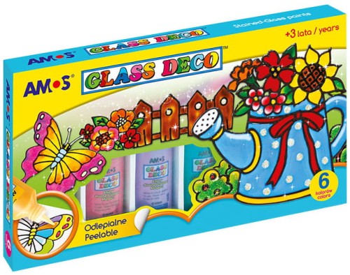 Przejdź do produktu FARBY WITRAŻOWE AMOS 22ML 6KOL 0260