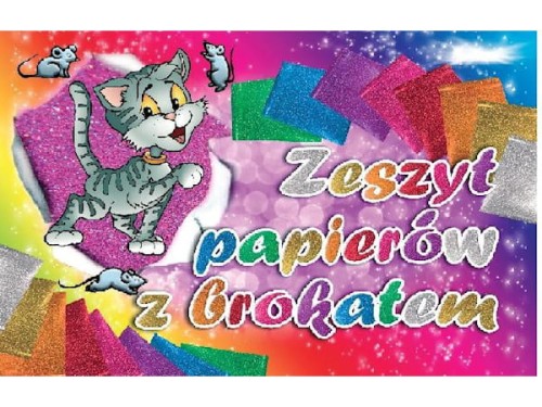 Przejdź do produktu Zeszyt papierów z brokatem Aliga