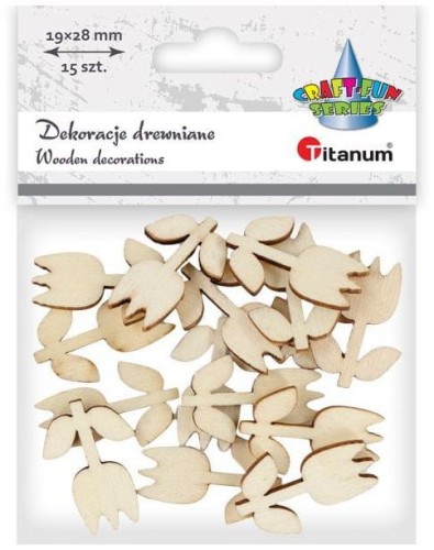 Przejdź do produktu Tulipany drewniane Y163, Titanum