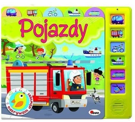 Przejdź do produktu Książka Odkrywam dźwięki Pojazdy