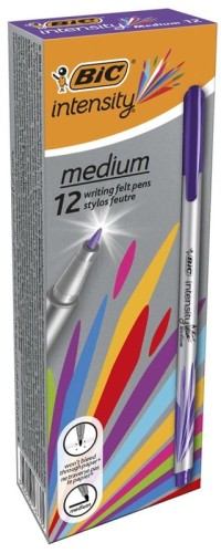 Przejdź do produktu Cienkopisy Intensity Medium 0,8mm fioletowy, BiC