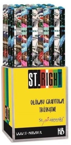 Przejdź do produktu Ołówek trójkątny HB p72 ST.RIGHT