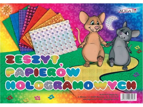 Przejdź do produktu Zeszyt papierów kolorowych Aliga