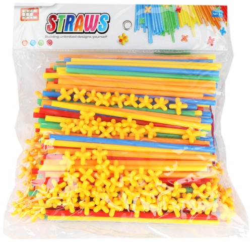 Przejdź do produktu Klocki - słomki 300 elementów w worku  110103 p8