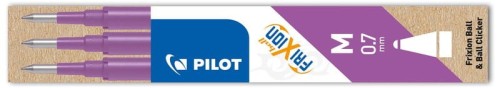 Przejdź do produktu Wkłady wymazywalne do Frixion 0.7 purple op. 3szt. BLS-FR7, Pilot