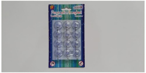 Przejdź do produktu Przyssawka z haczykiem PG-4750 2,5cm op. 12szt., Aliga