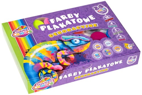 Przejdź do produktu OT FARBY PLAKATOWE DEKORACYJNE 24KOL/20ML