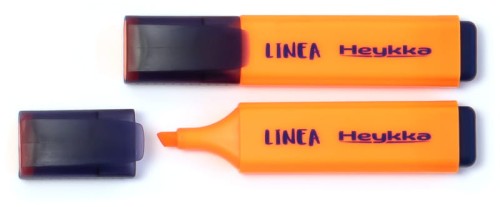 Przejdź do produktu Zakreślacz klasyczny Linea pomarańcz Heykka