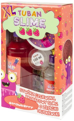 Przejdź do produktu Masa klejowa Super Slime Truskawka XL, Tuban