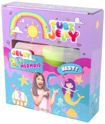 Przejdź do produktu Zestaw Tubi Jelly 3 kolory - Syrenka, Tuban