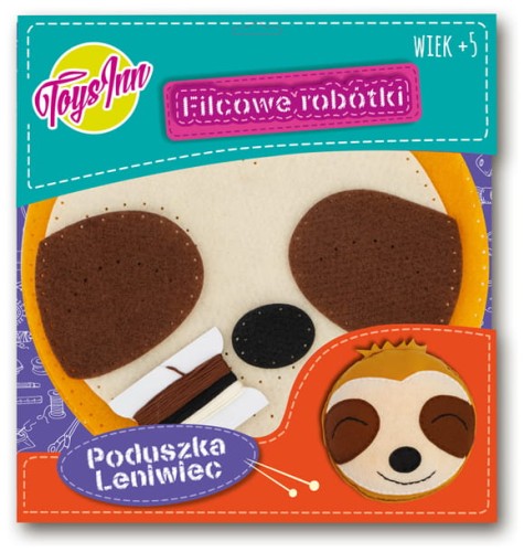 Przejdź do produktu Poduszka Leniwiec brązowa 6284 STNUX