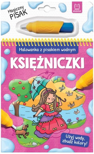 Przejdź do produktu Malowanka z pisakiem wodnym. Księżniczki. AKSJOMAT