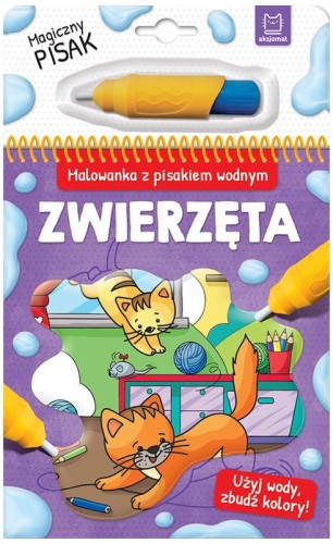 Przejdź do produktu Malowanka z pisakiem wodnym. Zwierzęta AKSJOMAT