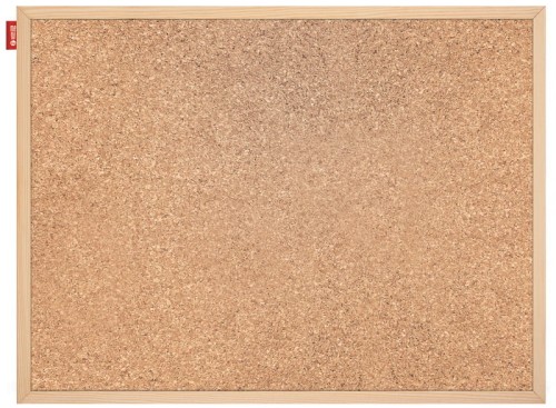 Przejdź do produktu Tablica korkowa 120 x 80 cm rama drewniana, Memobe