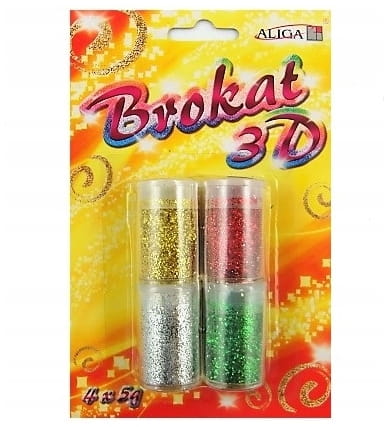 Przejdź do produktu Brokat dekor. 4kol.5g.blist, Aliga