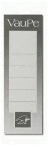 Przejdź do produktu Etykiety wsuwana do segregatora 70mm 25szt., Vaupe