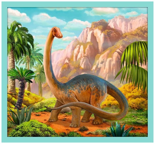 Przejdź do produktu Puzzle 10w1 W świecie dinozaurów 90390 Trefl