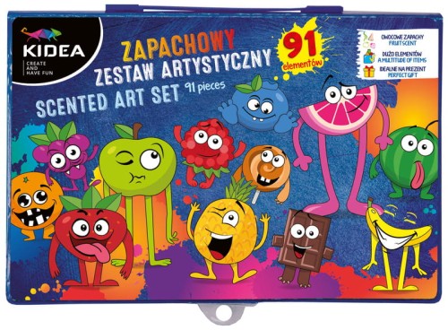 Przejdź do produktu Zestaw artystyczny zapachowy 91 elementów KIDEA