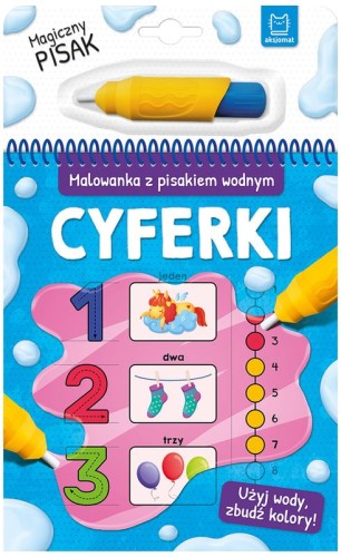 Przejdź do produktu Malowanka z pisakiem wodnym cyferki