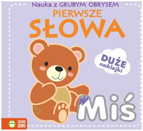 Przejdź do produktu Nauka z grubym obrysem. Pierwsze słowa