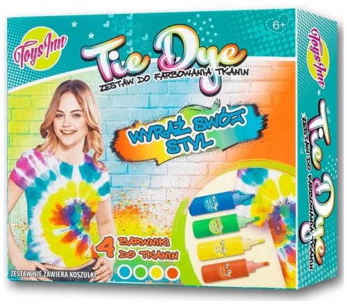 Przejdź do produktu Zestaw do farbowania tkanin Tie Dye basic, Stnux