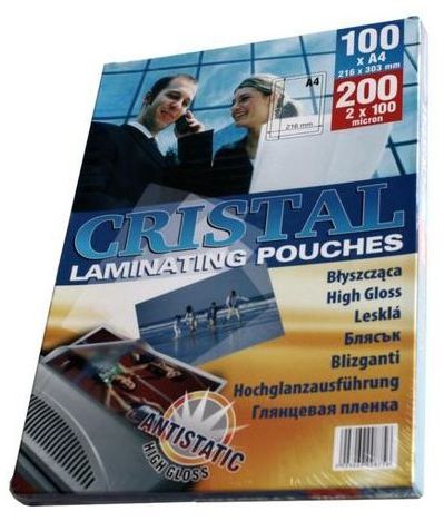 Przejdź do produktu FOLIA LAMIN. PE ARKUSZ A4 80MIC STAND BŁYSK ANTYST
