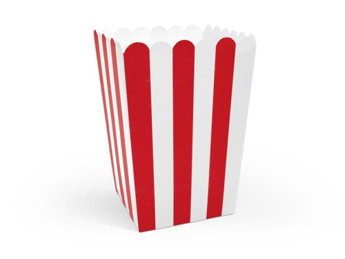 Przejdź do produktu Pudełka na popcorn, mix, 7x7x12,5cm: 1op./6szt.