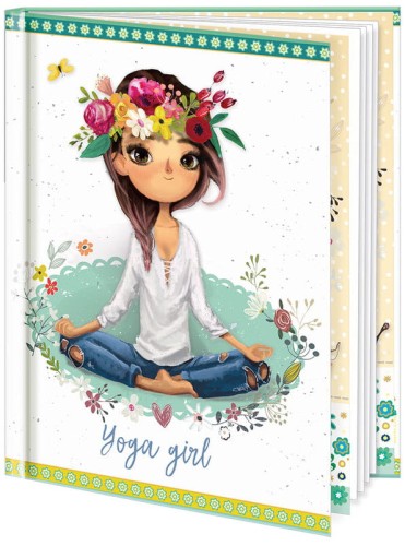 Przejdź do produktu Szkicownik 13,5 x 17,5 cm Yoga girl