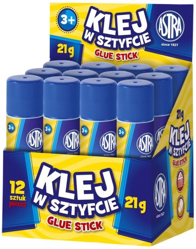 Przejdź do produktu Klej w sztyfcie 21g ASTRA p12 cena za 1szt