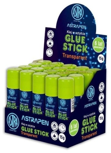 Przejdź do produktu KLEJ W SZTYFCIE ASTRAPEN TRANSPARENT 15G A'20 0382