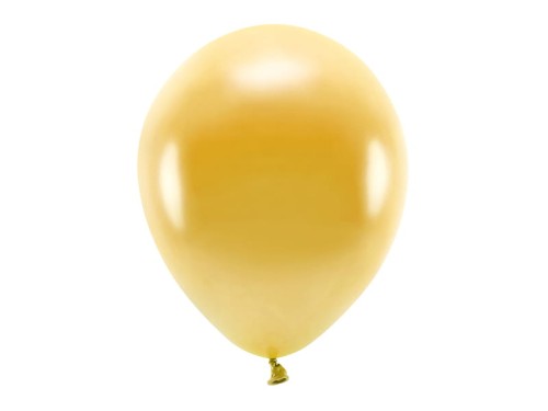 Przejdź do produktu Balony Eco 30cm metalizowane, złoty: 1op./100szt.