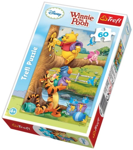 Przejdź do produktu Puzzle 60el Kubuś Puchatek Małe co nieco 17264 Tre