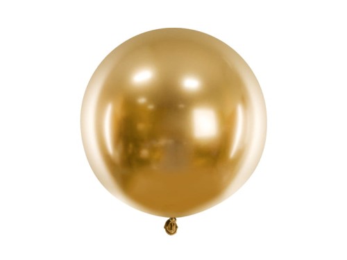 Przejdź do produktu Balon okrągły Glossy 60cm, złoty