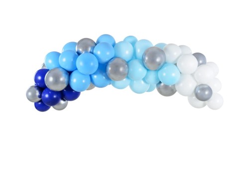 Przejdź do produktu Girlanda balonowa - niebieska, 200cm: 1op./60szt.