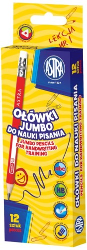 Przejdź do produktu OŁÓWEK DO NAUKI PISANIA ASTRA BOX A'12 0803