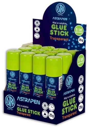 Przejdź do produktu KLEJ W SZTYFCIE ASTRAPEN TRANSPARENT 25G A'12 0399