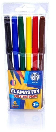 Przejdź do produktu Flamastry Astra 6 kolorów