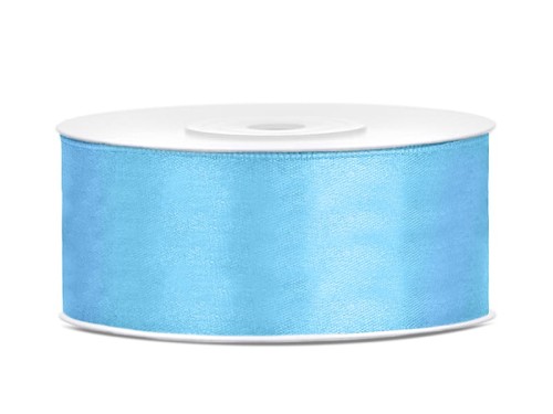 Przejdź do produktu Tasiemka satynowa, błękit, 25mm/25m