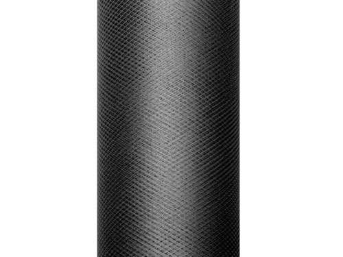 Przejdź do produktu Tiul gładki, czarny, 0,15 x 9m