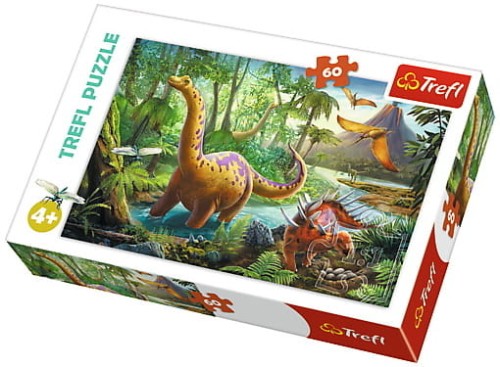 Przejdź do produktu Puzzle 60el Wędrówka Dinozaurów 17319 TREFL p20