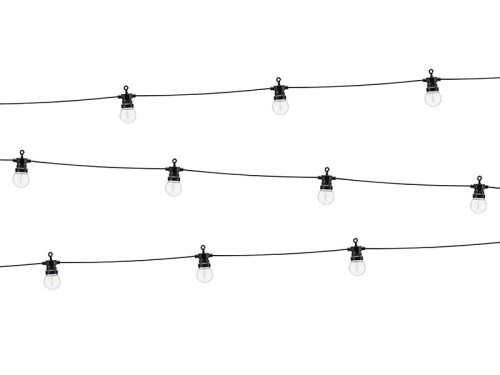 Przejdź do produktu Lampki dekoracyjne LED, czarny, 5m