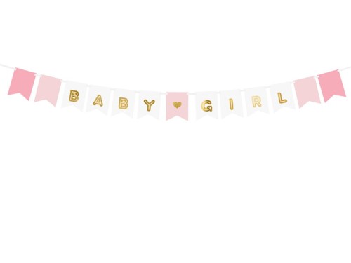 Przejdź do produktu Baner Baby Girl, mix, 15 x 175 cm