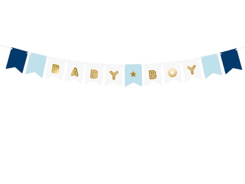 Przejdź do produktu Baner Baby Boy, mix, 15 x 160 cm