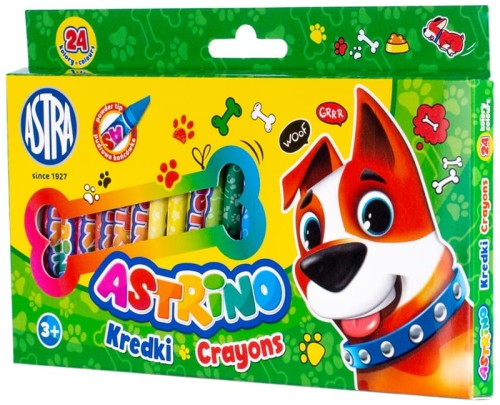 Przejdź do produktu Kredki grafionowe 24 kolory Astrino